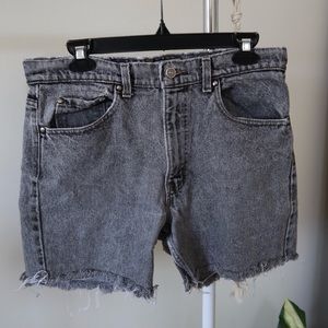 Vintage Grey High Waisted Levi’s Shorts